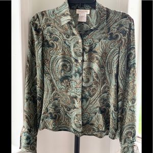 Jones New York Blouse Size 2P